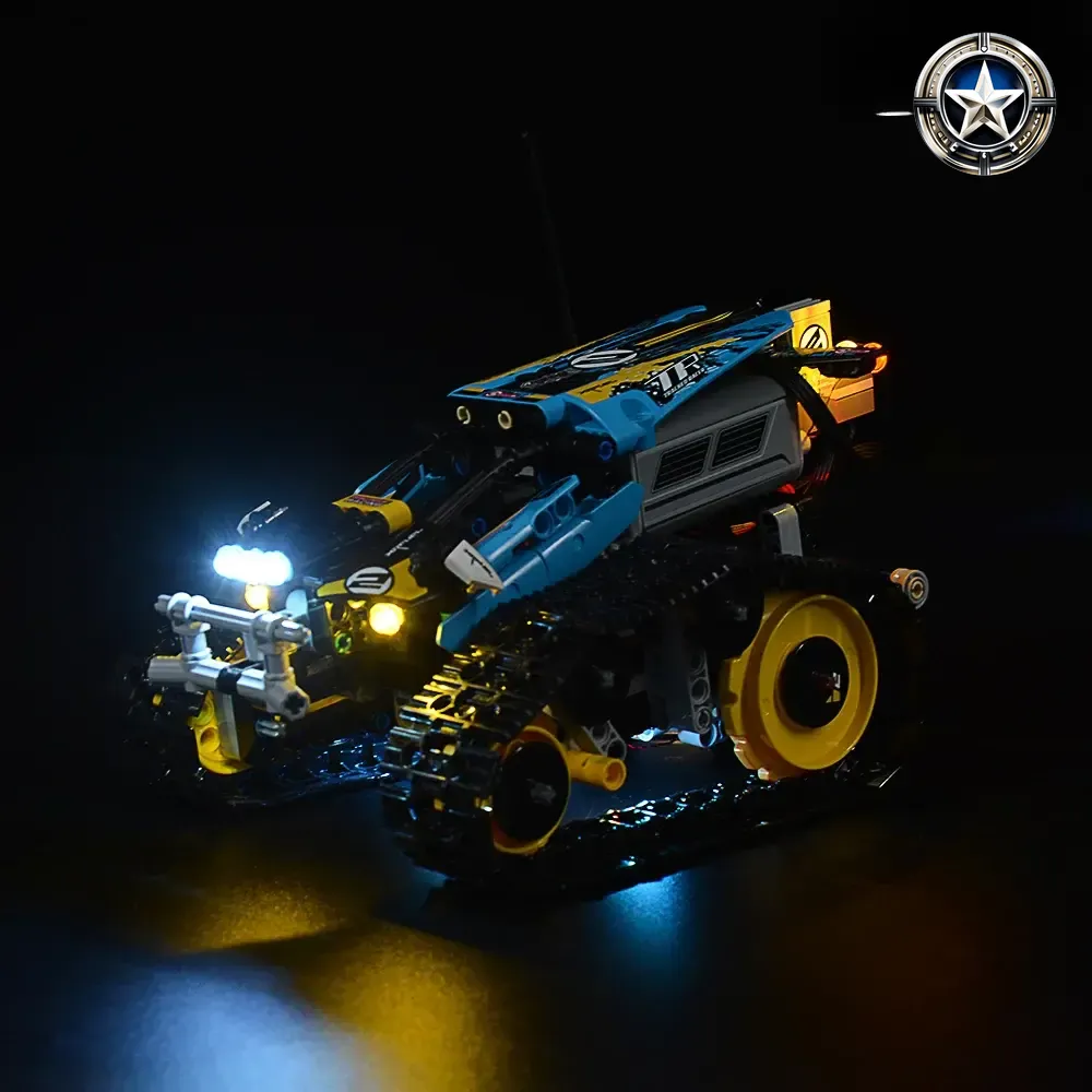 Light Kit for Lego Technic Stunt Racer Model 42095 Compatible Upgrade