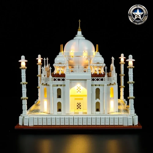 Complete Lighting Kit for Lego Taj Mahal 21056 Model Building Set
