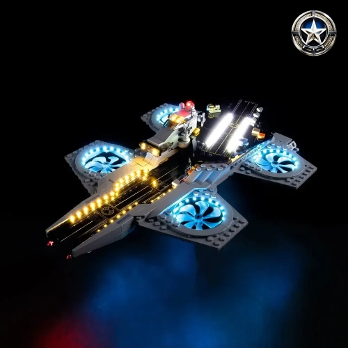 Avengers Helicarrier Building Block Light Kit Compatible 76295 Set Accessories
