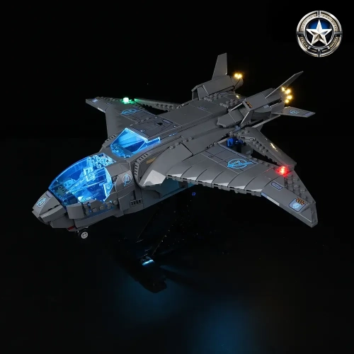 Light Kit for Avengers Quinjet Model Building Set 76248 Accessory Parts Upgrade