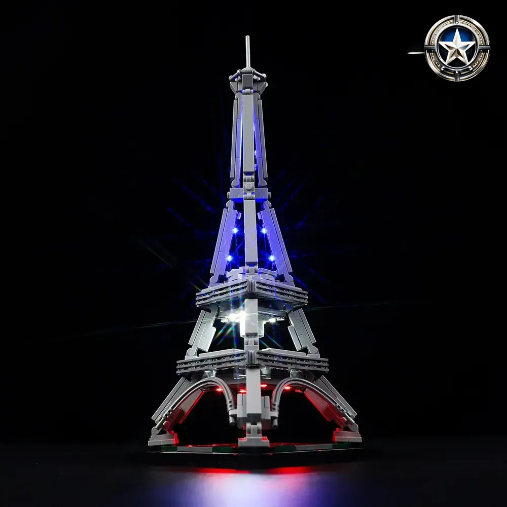 Eiffel Tower Light Kit Compatible with Lego Set 21019 Updated Version Bright Upgrade Eiffel Tower Light Kit Compatible with Lego Set 21019 Updated Version Bright Upgrade