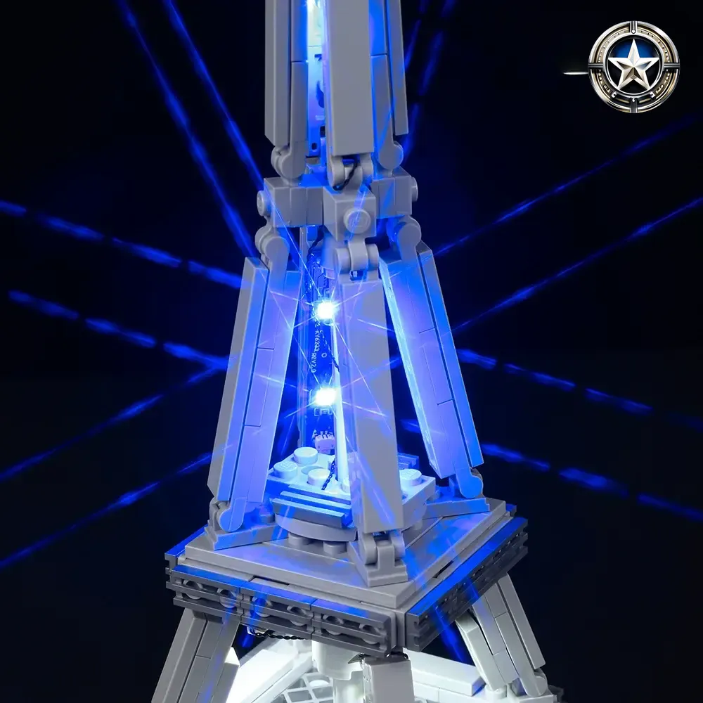 Eiffel Tower Light Kit Compatible with Lego Set 21019 Updated Version Bright Upgrade Eiffel Tower Light Kit Compatible with Lego Set 21019 Updated Version Bright Upgrade