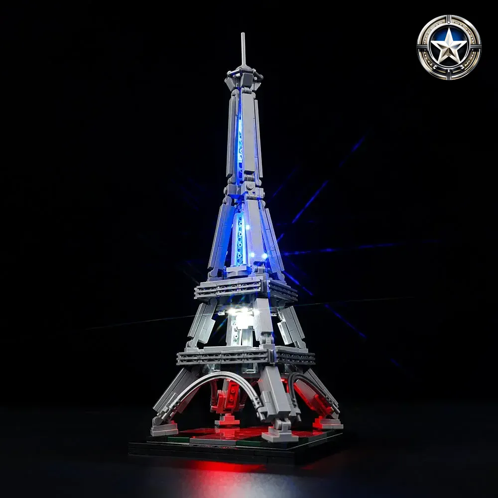 Eiffel Tower Light Kit Compatible with Lego Set 21019 Updated Version Bright Upgrade Eiffel Tower Light Kit Compatible with Lego Set 21019 Updated Version Bright Upgrade