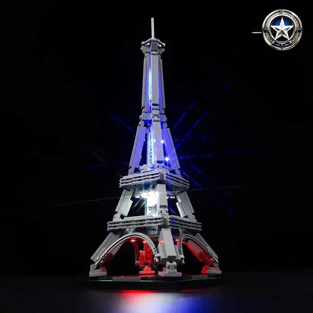 Eiffel Tower Light Kit Compatible with Lego Set 21019 Updated Version Bright Upgrade Eiffel Tower Light Kit Compatible with Lego Set 21019 Updated Version Bright Upgrade
