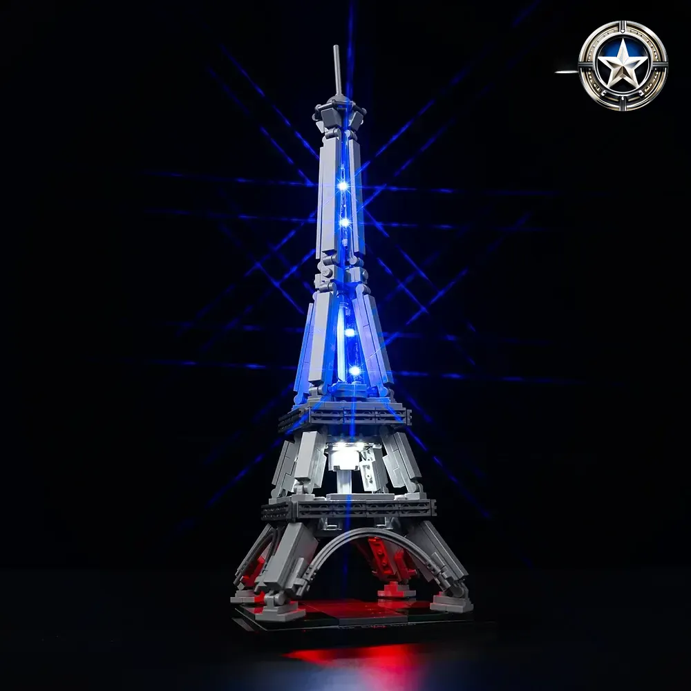 Eiffel Tower Light Kit Compatible with Lego Set 21019 Updated Version Bright Upgrade Eiffel Tower Light Kit Compatible with Lego Set 21019 Updated Version Bright Upgrade