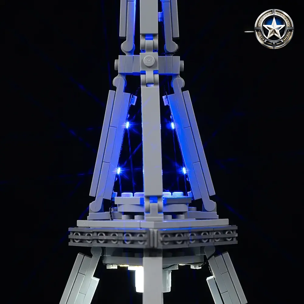 Eiffel Tower Light Kit Compatible with Lego Set 21019 Updated Version Bright Upgrade Eiffel Tower Light Kit Compatible with Lego Set 21019 Updated Version Bright Upgrade