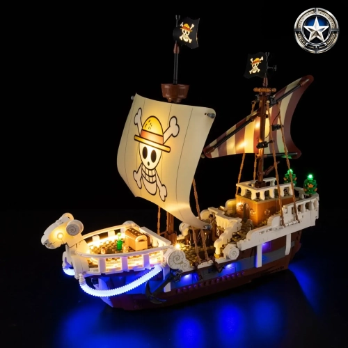 Light Kit Compatible With The Going Merry Pirate Ship Model 75639 Set Accessory