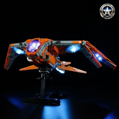 Guardians Ship Model Light Up Kit Compatible With 76193 Building Blocks Toy