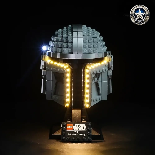 Light Kit for Star Wars The Mandalorian Helmet Model 75328 Accessory