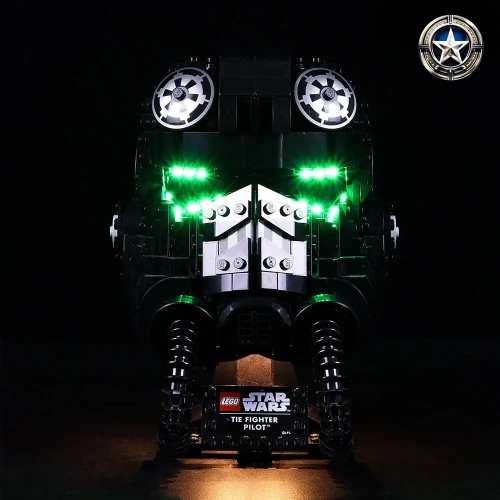 Light Kit for Tie Fighter Pilot Helmet Model 75274 Enhanced Lighting Upgrade Set