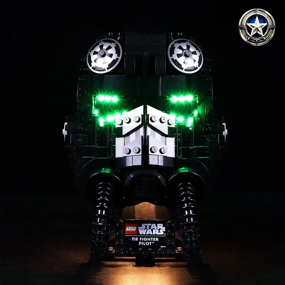 Light Kit for Tie Fighter Pilot Helmet Model 75274 Enhanced Lighting Upgrade Set Light Kit for Tie Fighter Pilot Helmet Model 75274 Enhanced Lighting Upgrade Set
