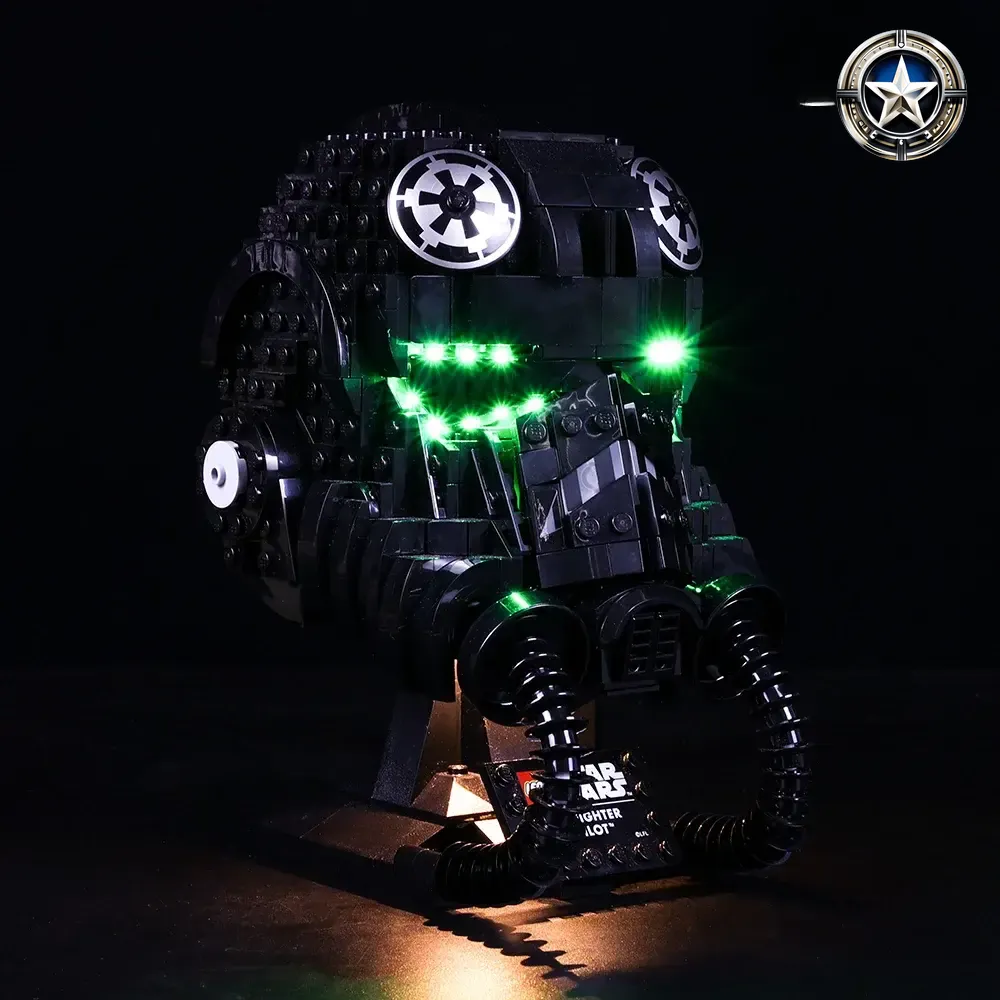 Light Kit for Tie Fighter Pilot Helmet Model 75274 Enhanced Lighting Upgrade Set Light Kit for Tie Fighter Pilot Helmet Model 75274 Enhanced Lighting Upgrade Set