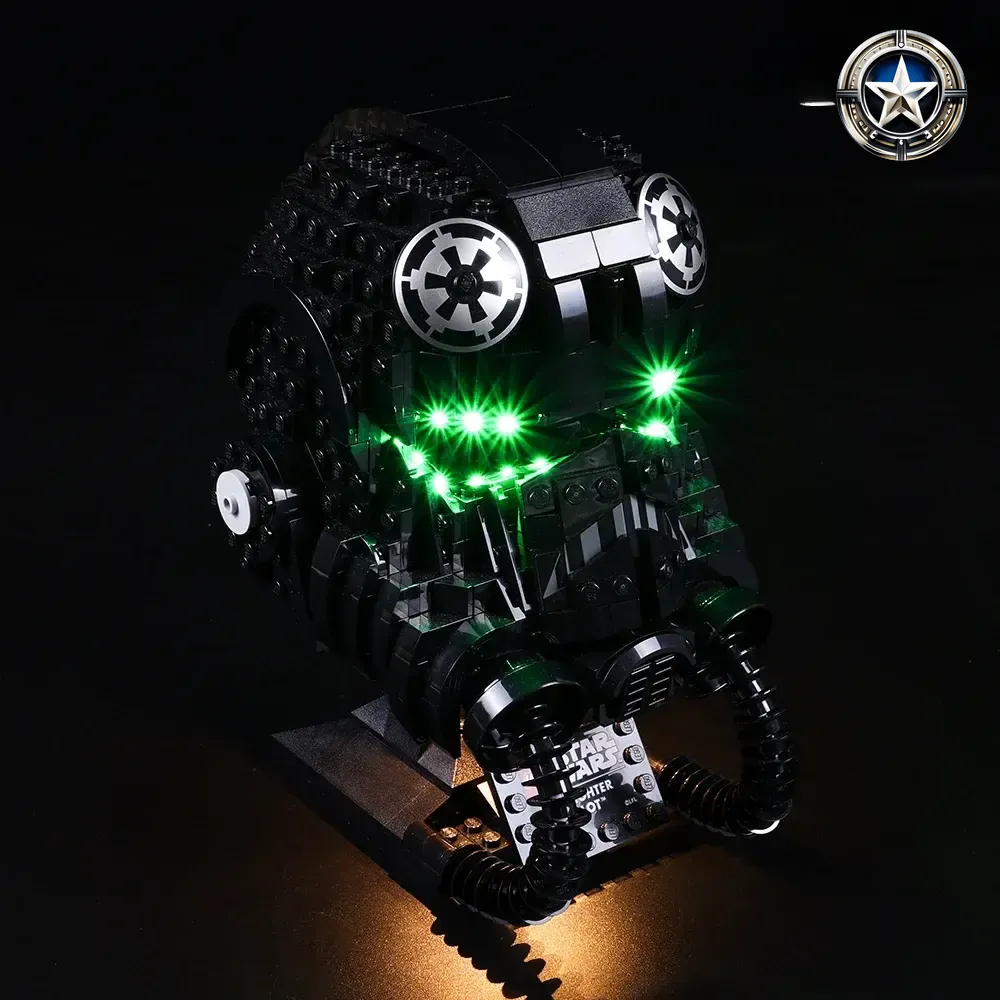 Light Kit for Tie Fighter Pilot Helmet Model 75274 Enhanced Lighting Upgrade Set Light Kit for Tie Fighter Pilot Helmet Model 75274 Enhanced Lighting Upgrade Set