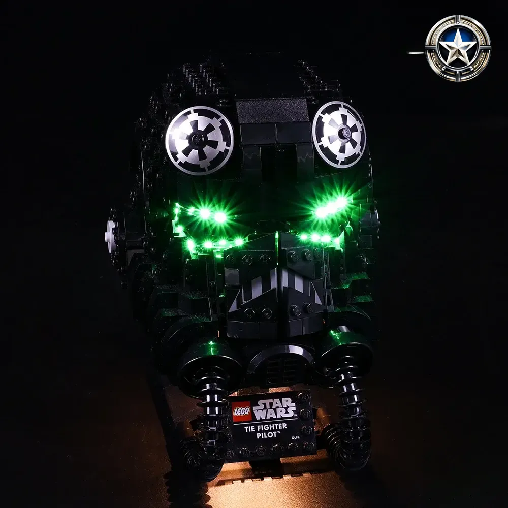 Light Kit for Tie Fighter Pilot Helmet Model 75274 Enhanced Lighting Upgrade Set Light Kit for Tie Fighter Pilot Helmet Model 75274 Enhanced Lighting Upgrade Set