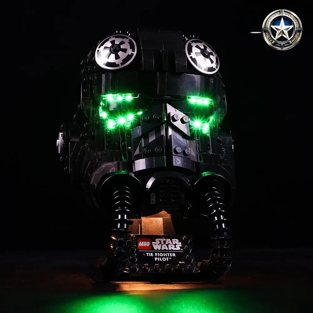 Light Kit for Tie Fighter Pilot Helmet Model 75274 Enhanced Lighting Upgrade Set Light Kit for Tie Fighter Pilot Helmet Model 75274 Enhanced Lighting Upgrade Set