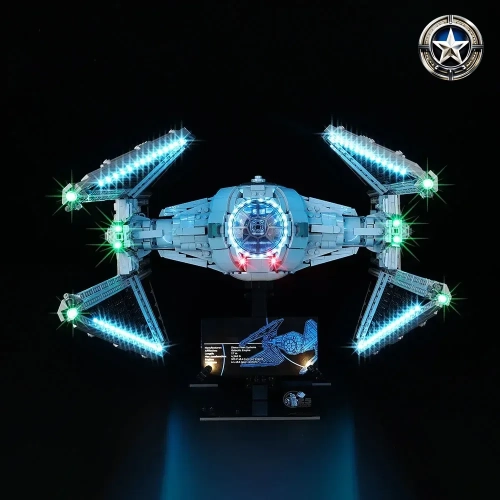 Light Kit Compatible with LEGO Star Wars TIE Interceptor Model 75382
