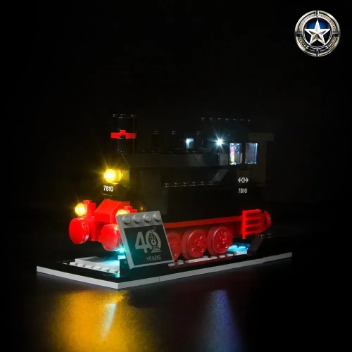 Light Kit for Lego Trains 40th Anniversary Building Set Model 40370