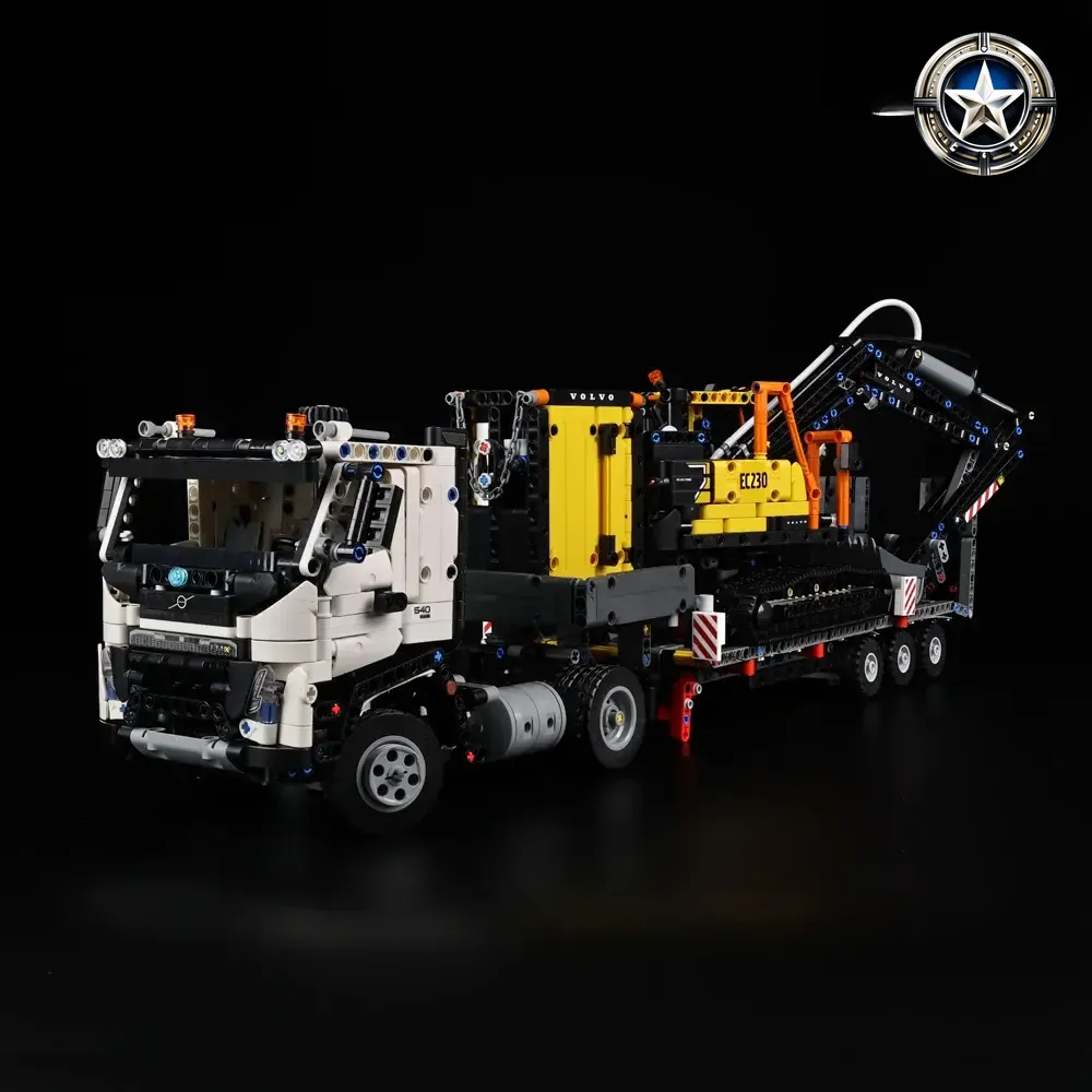 Volvo FMX Truck Lighting Kit and EC230 Excavator LED Light Upgrade 42175 Volvo FMX Truck Lighting Kit and EC230 Excavator LED Light Upgrade 42175