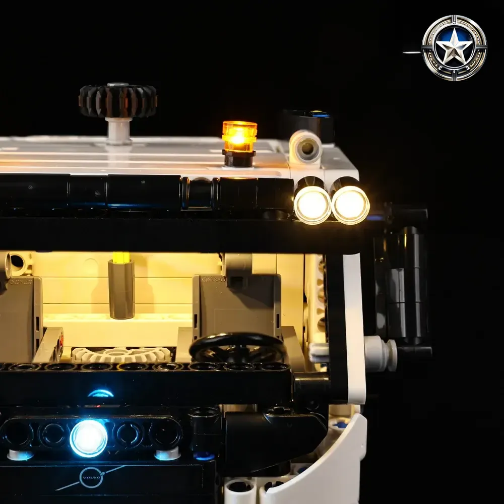 Volvo FMX Truck Lighting Kit and EC230 Excavator LED Light Upgrade 42175 Volvo FMX Truck Lighting Kit and EC230 Excavator LED Light Upgrade 42175