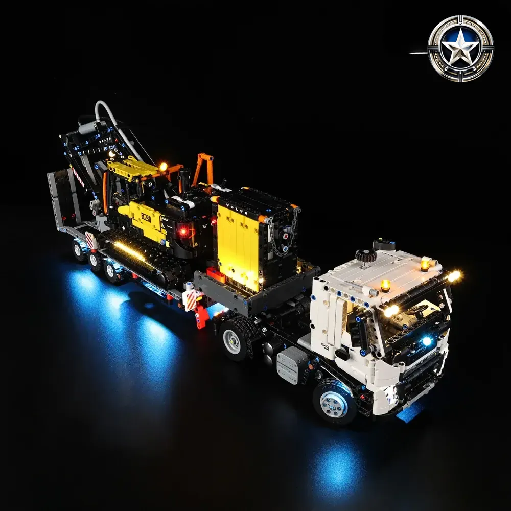 Volvo FMX Truck Lighting Kit and EC230 Excavator LED Light Upgrade 42175 Volvo FMX Truck Lighting Kit and EC230 Excavator LED Light Upgrade 42175