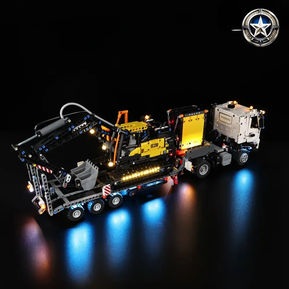 Volvo FMX Truck Lighting Kit and EC230 Excavator LED Light Upgrade 42175 Volvo FMX Truck Lighting Kit and EC230 Excavator LED Light Upgrade 42175