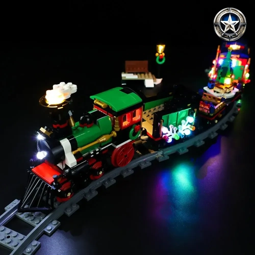 Winter Holiday Train Lighting Kit for Model 10254 Decorative Illumination Set