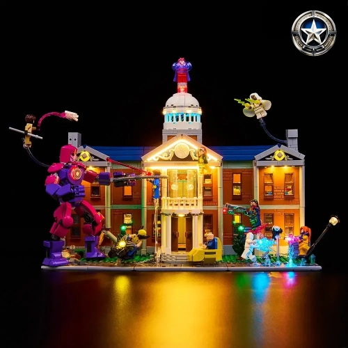 Light Kit for LEGO Marvel X Men The X Mansion Building Set 76294 Edition