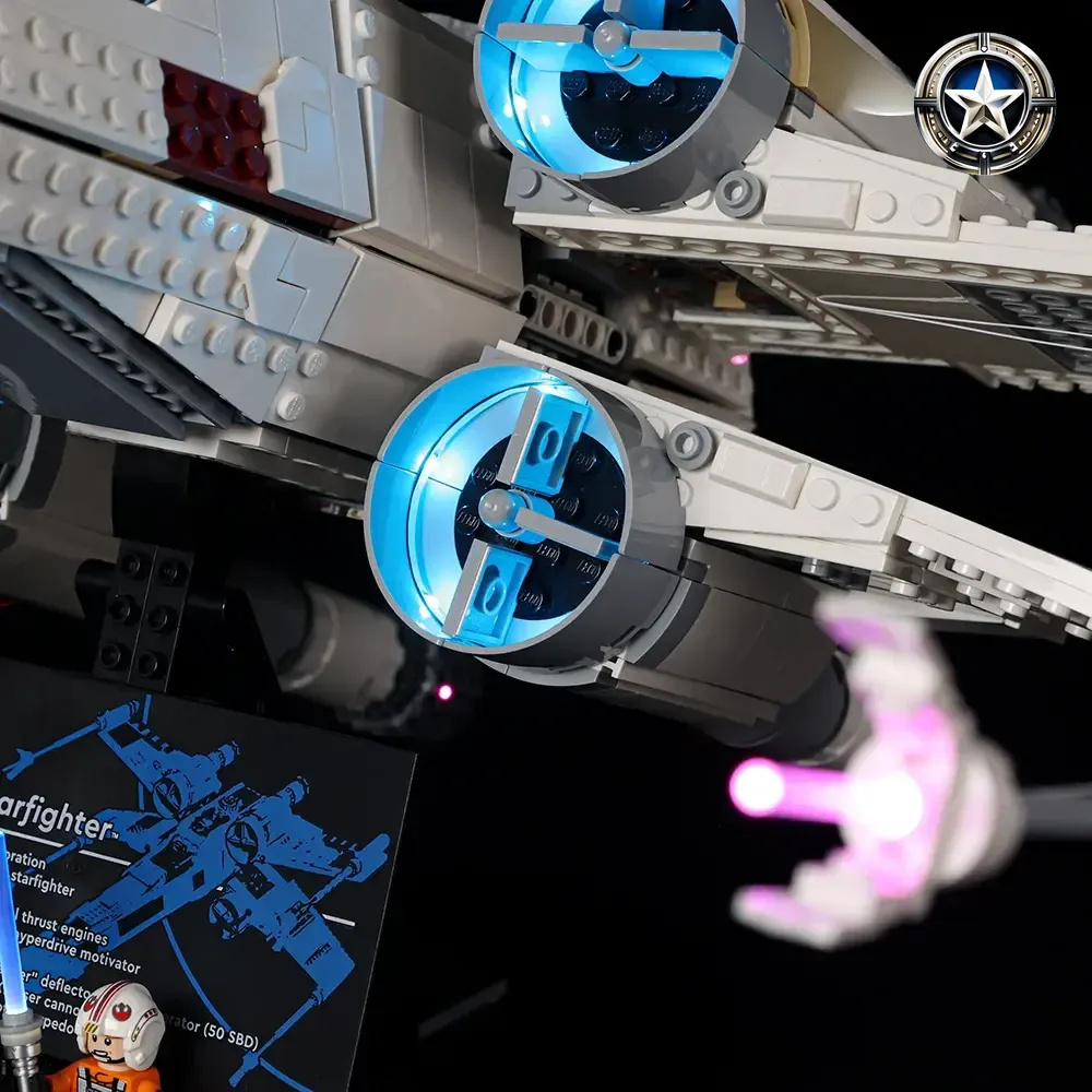 Complete Lighting Kit for LEGO Star Wars X Wing Starfighter 75355 Model Set Complete Lighting Kit for LEGO Star Wars X Wing Starfighter 75355 Model Set