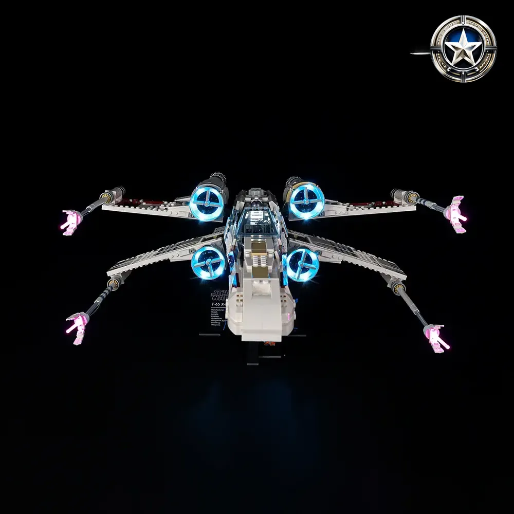 Complete Lighting Kit for LEGO Star Wars X Wing Starfighter 75355 Model Set Complete Lighting Kit for LEGO Star Wars X Wing Starfighter 75355 Model Set