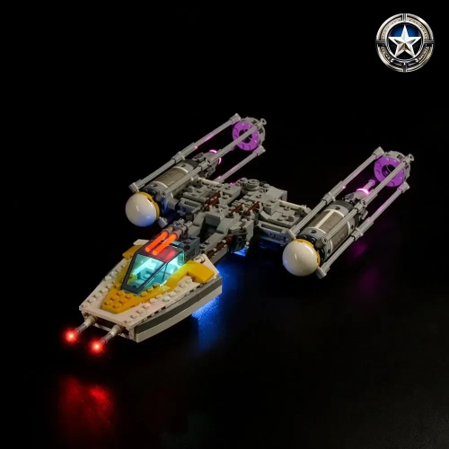 Complete Lighting Kit for LEGO Star Wars Y Wing Starfighter Model Set 75172