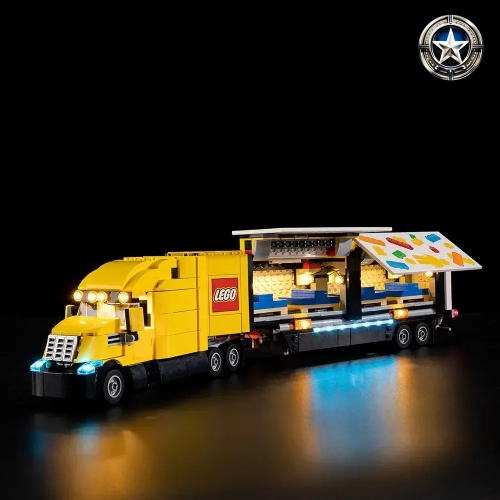 Yellow Delivery Truck Lighting Accessory Kit Compatible with Model 60440 for Enhanced Visibility