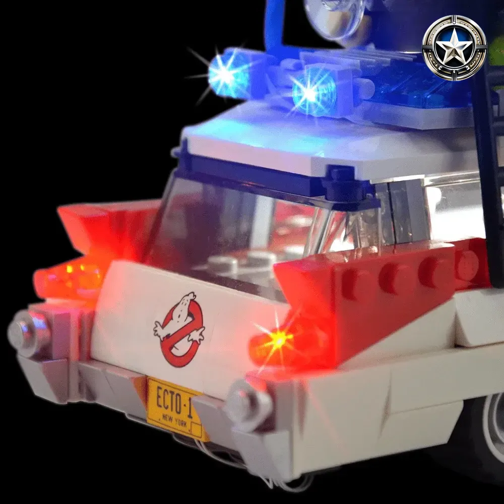 Light Kit for Ghostbusters Ecto 1 Custom Model 21108 Building Set Accessory Light Kit for Ghostbusters Ecto 1 Custom Model 21108 Building Set Accessory