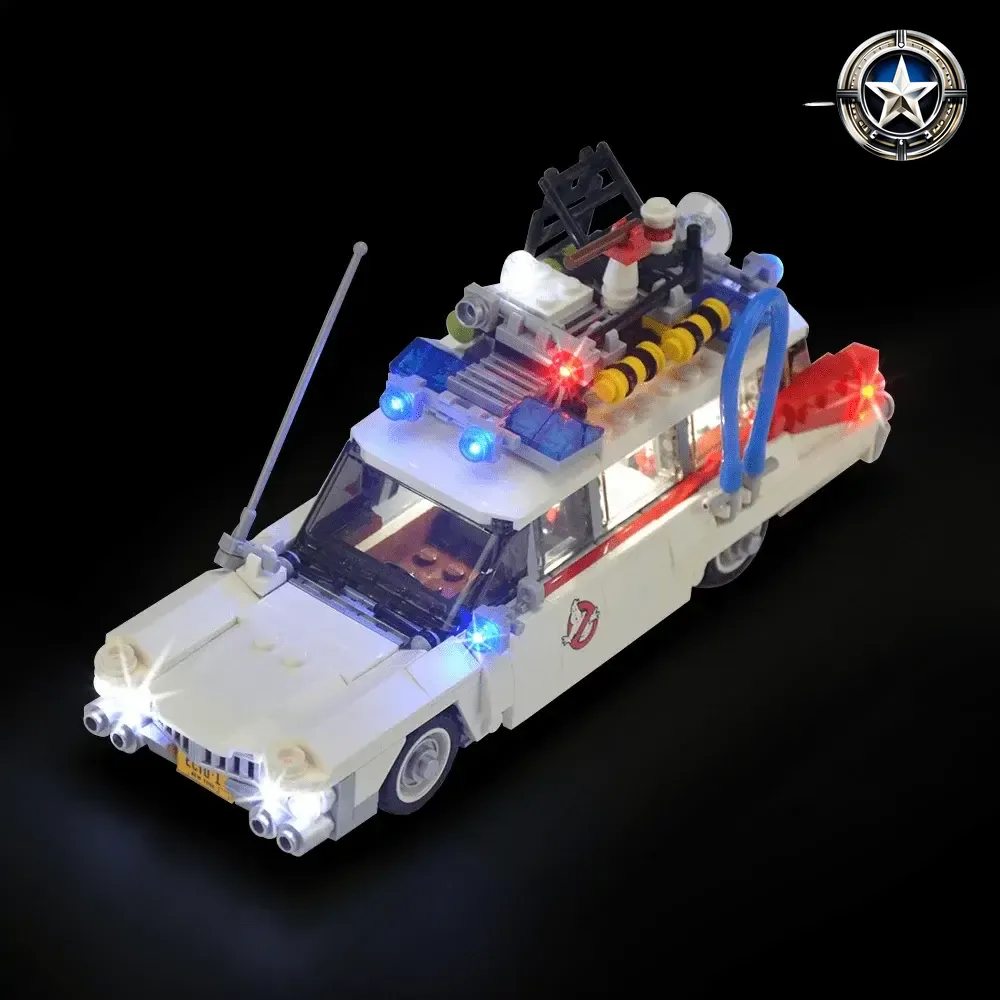 Light Kit for Ghostbusters Ecto 1 Custom Model 21108 Building Set Accessory Light Kit for Ghostbusters Ecto 1 Custom Model 21108 Building Set Accessory