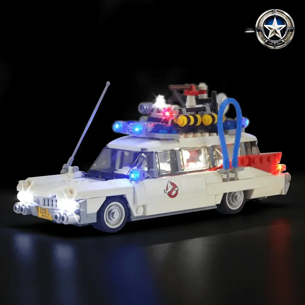Light Kit for Ghostbusters Ecto 1 Custom Model 21108 Building Set Accessory Light Kit for Ghostbusters Ecto 1 Custom Model 21108 Building Set Accessory