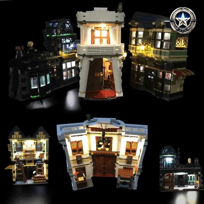 Complete Lighting Kit for Harry Potter Diagon Alley Building Model 10217 Complete Lighting Kit for Harry Potter Diagon Alley Building Model 10217
