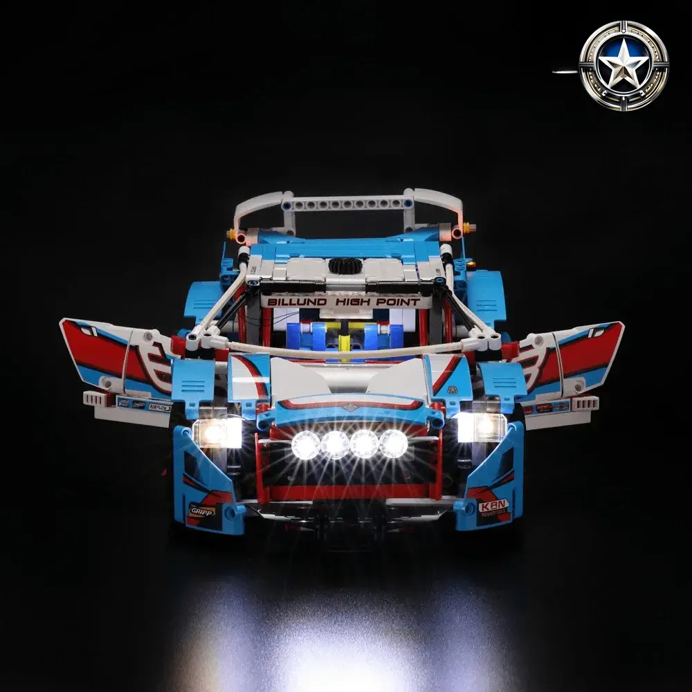 Rally Car Light Kit Compatible with Model 42077 Off Road Vehicle Lighting System Rally Car Light Kit Compatible with Model 42077 Off Road Vehicle Lighting System
