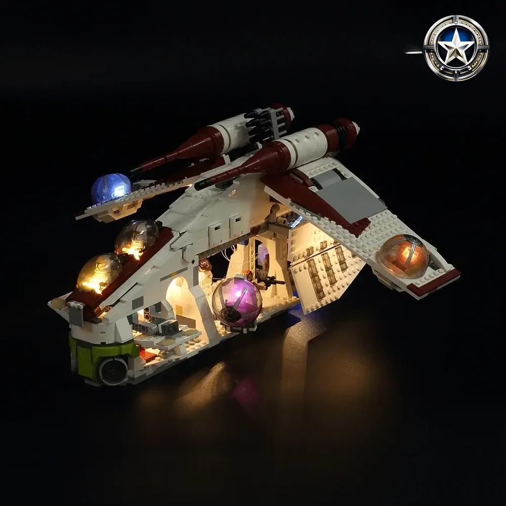 Light Kit for Republic Gunship Model 75021 Building Set Accessories Light Kit for Republic Gunship Model 75021 Building Set Accessories