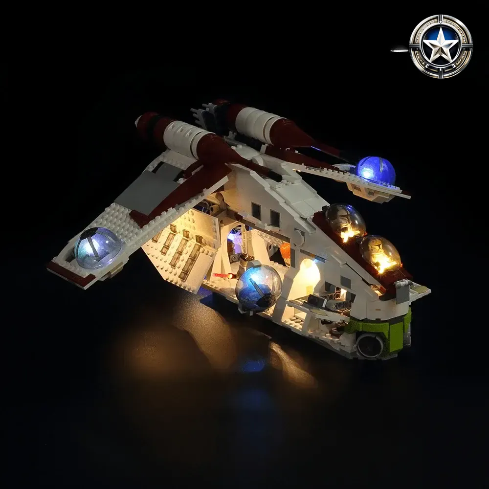 Light Kit for Republic Gunship Model 75021 Building Set Accessories Light Kit for Republic Gunship Model 75021 Building Set Accessories