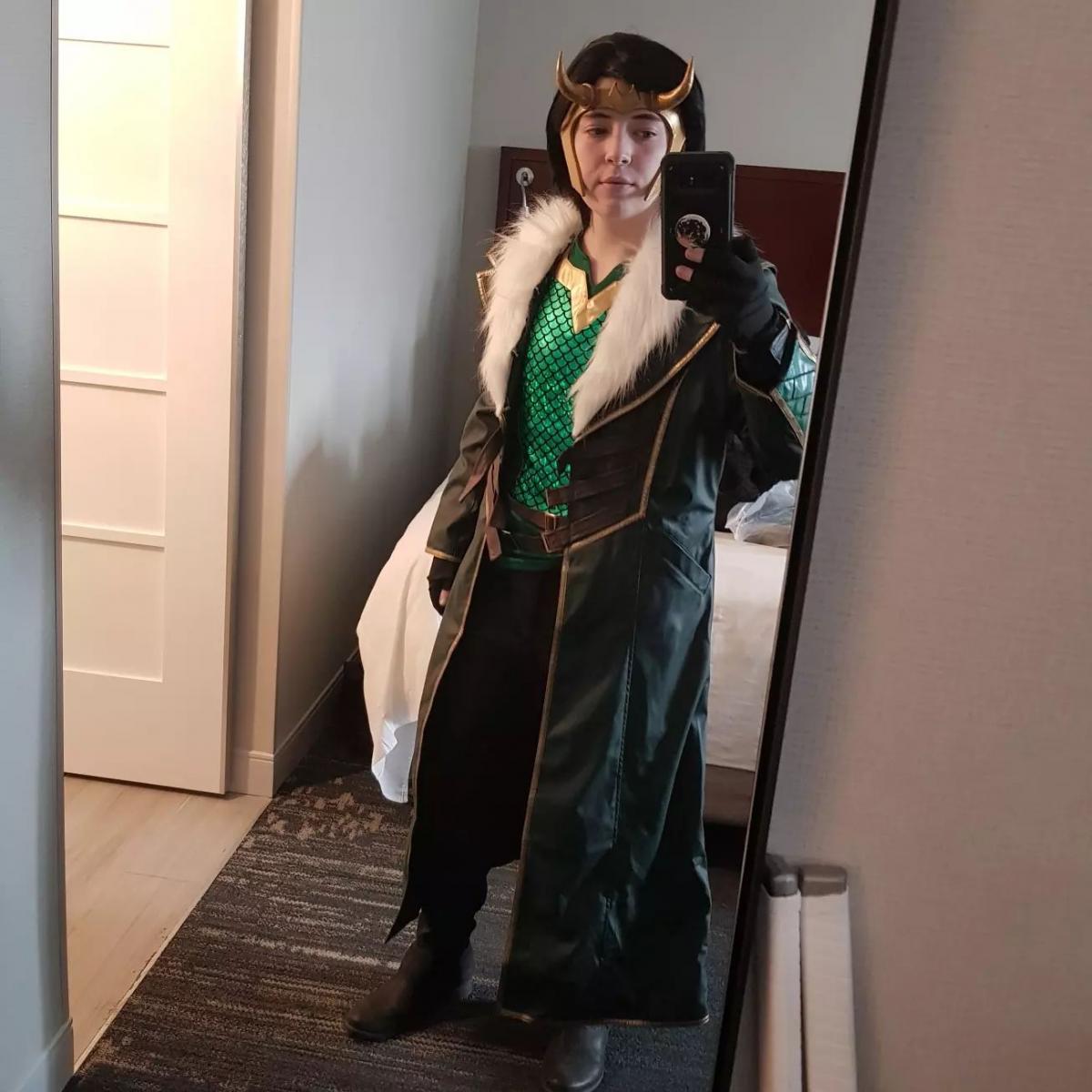 Avengers Loki Cosplay Costume - Marvel Manga Style photo review
