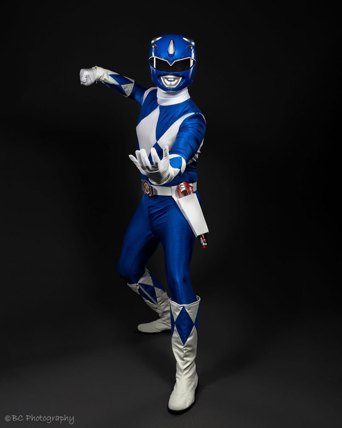 Blue Ranger Cosplay Outfit from Mighty Morphin Power Rangers - Costume without Boots photo review