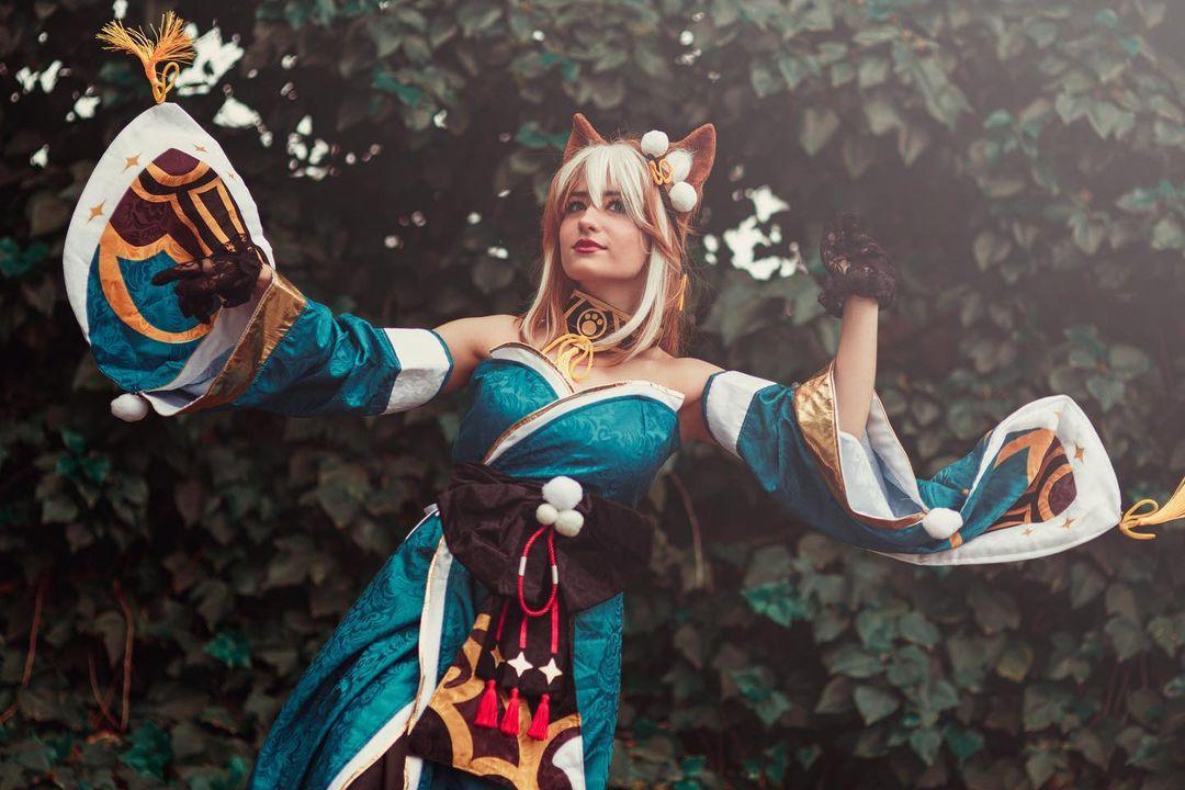 Genshin Impact Gorou Cosplay Costume for Women photo review