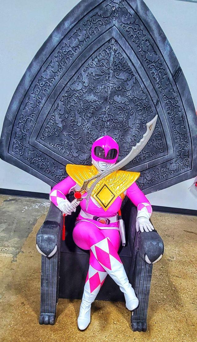 Power Rangers Pink Ranger Costume for Cosplay - No Boots Included photo review