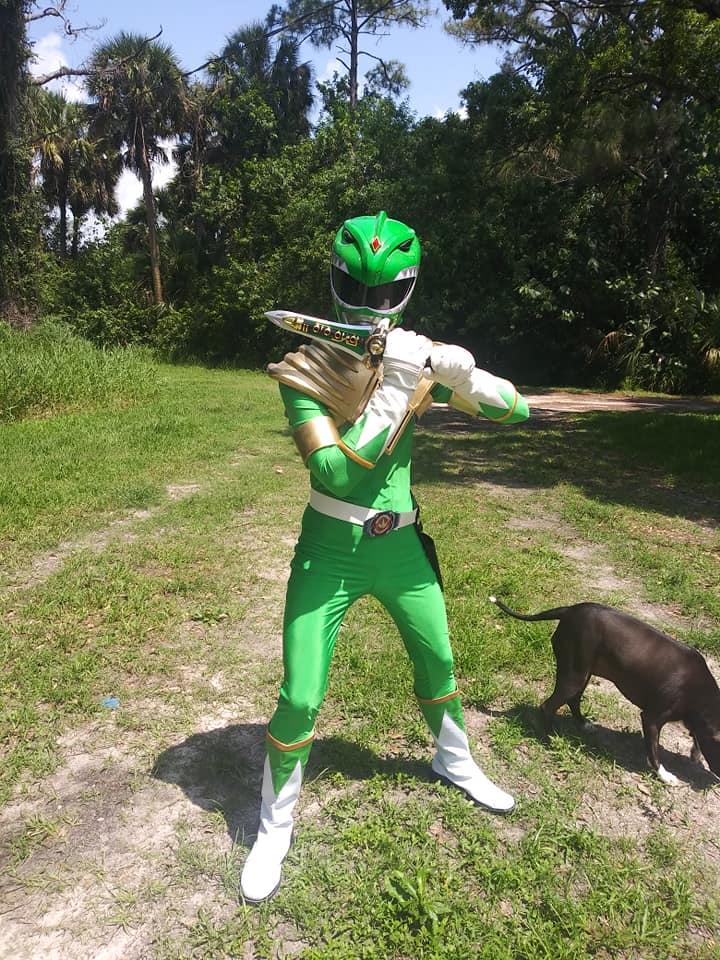 Green Ranger Cosplay Costume - Mighty Morphin Power Rangers Tommy Oliver Outfit (Excluding Boots) photo review