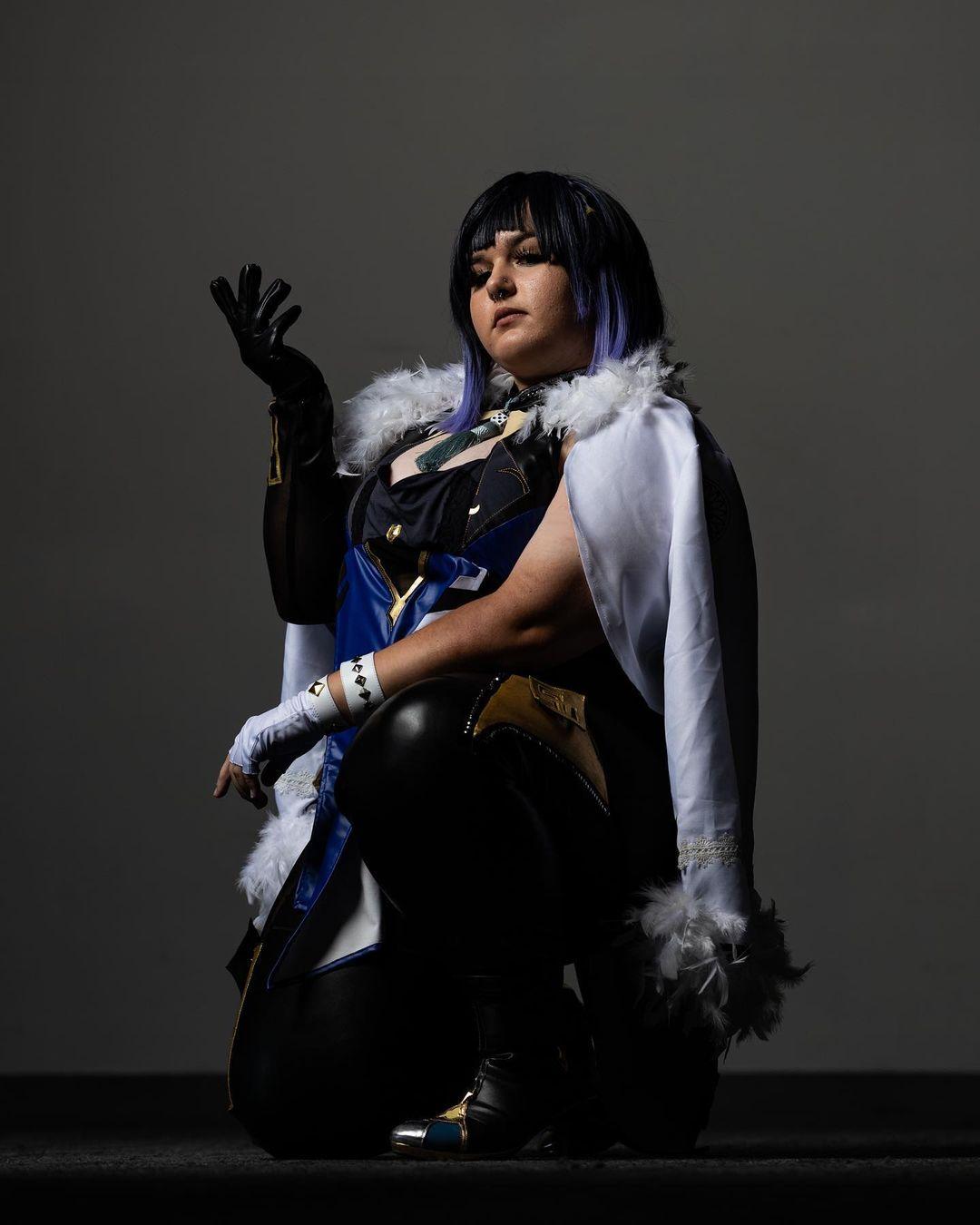 Customizable Genshin Impact Yelan Cosplay Costume photo review