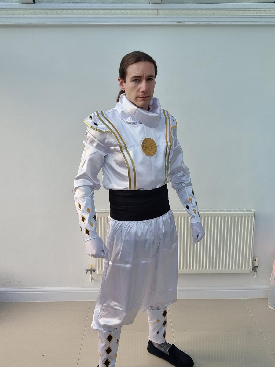 White Ninja Ranger Cosplay Costume - Tommy Oliver Power Rangers Ninjetti photo review