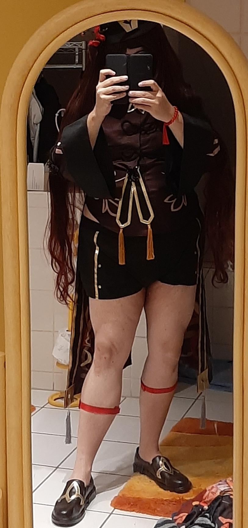 Hutao Cosplay Costume from Genshin Impact (Brown) photo review