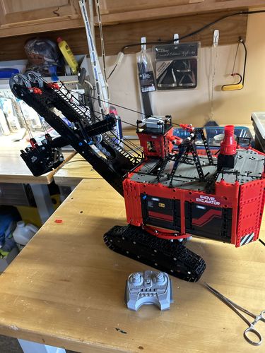 Remote Control Rope Shovel 2968 Piece Engineering Building Blocks photo review
