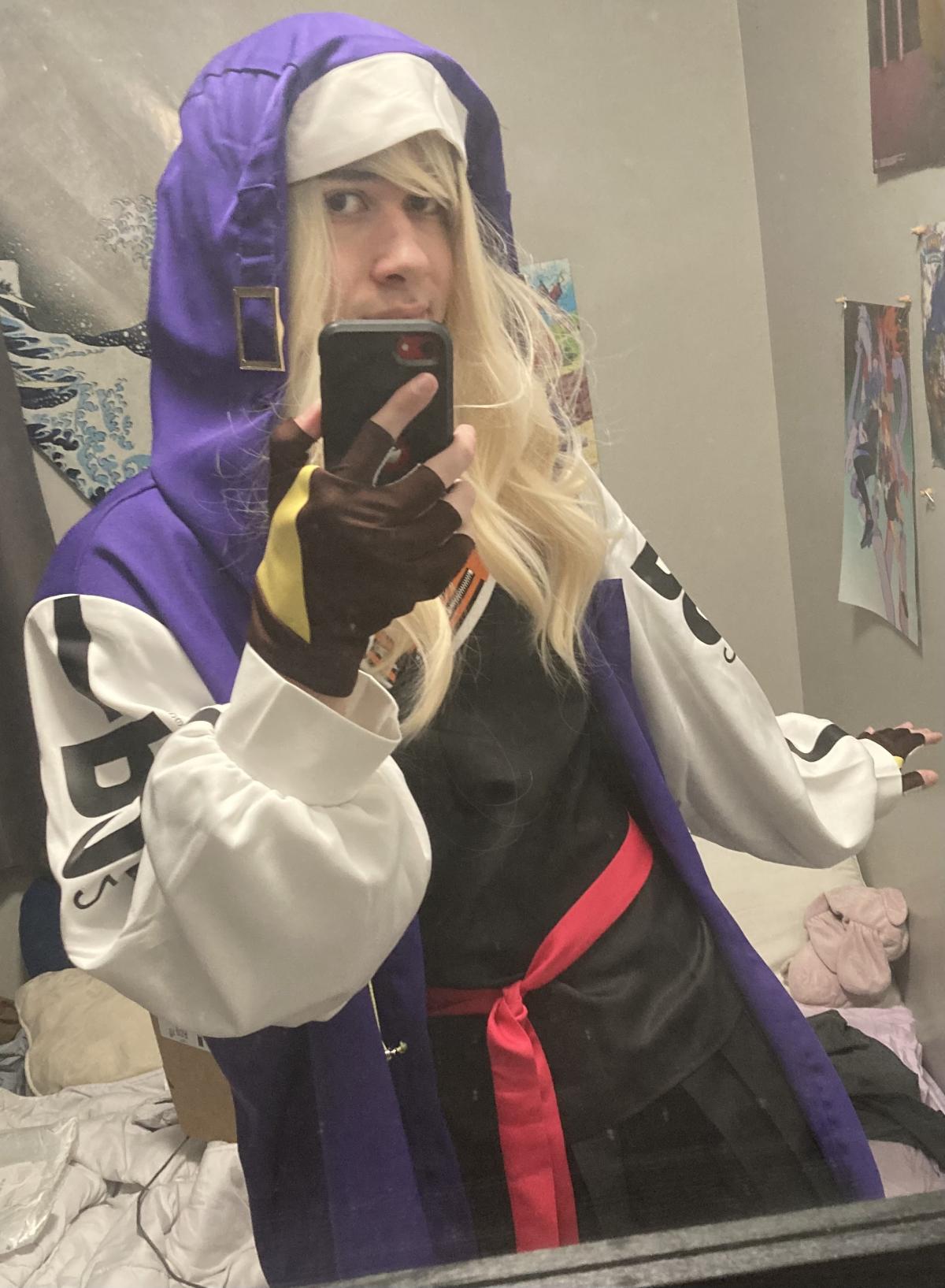 GG Strive Bridget Purple Edition Cosplay Costume photo review