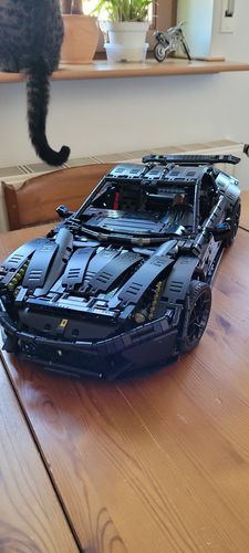 1/8 3096PCS Red Shadow Edition Italian Sports Car Building Blocks photo review