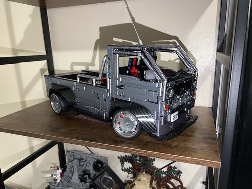 Japanese Kei Widebody Truck with 2492 Building Blocks photo review